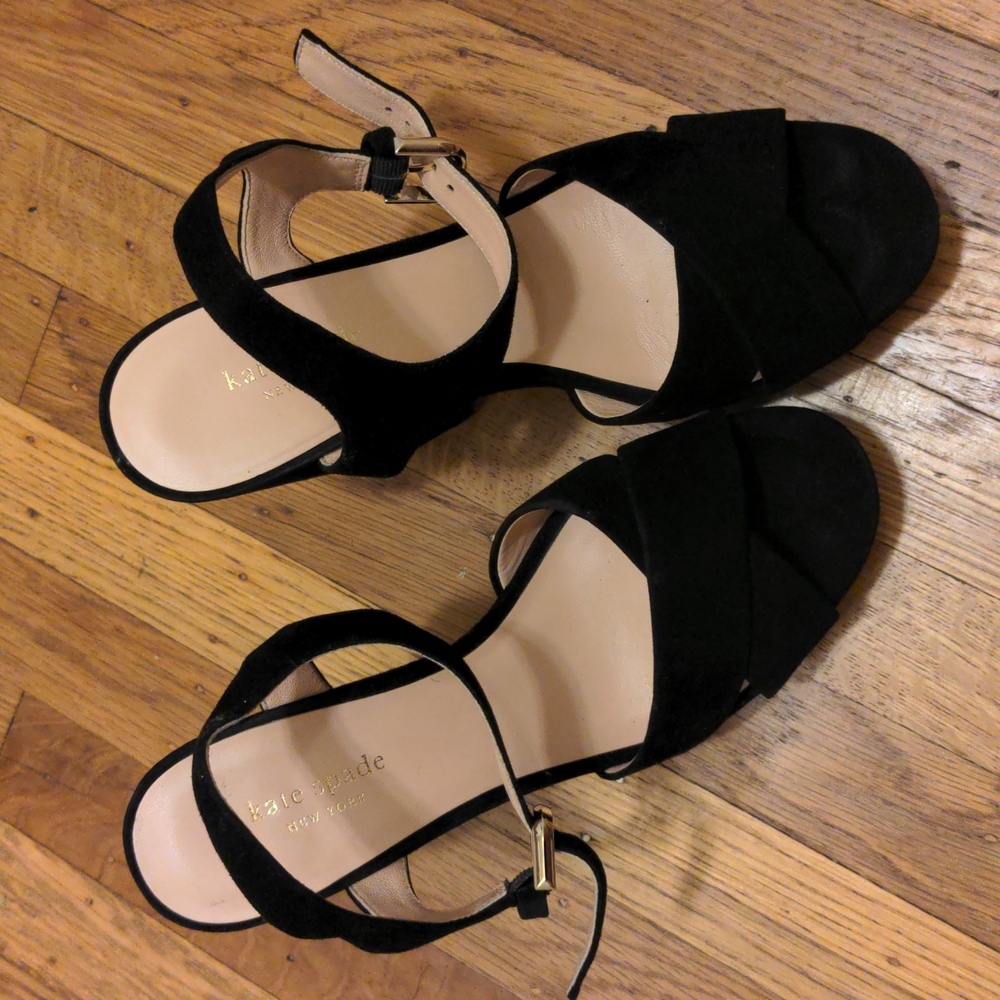 Kate Spade Grace suede platform sandals